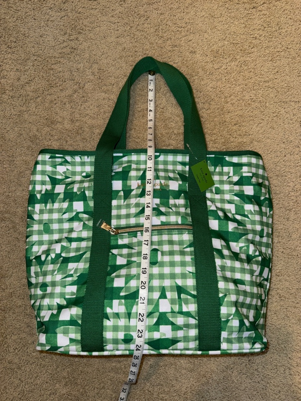 kate spade New York Daisy Gingham Cooler Tote - Picture 11 of 15